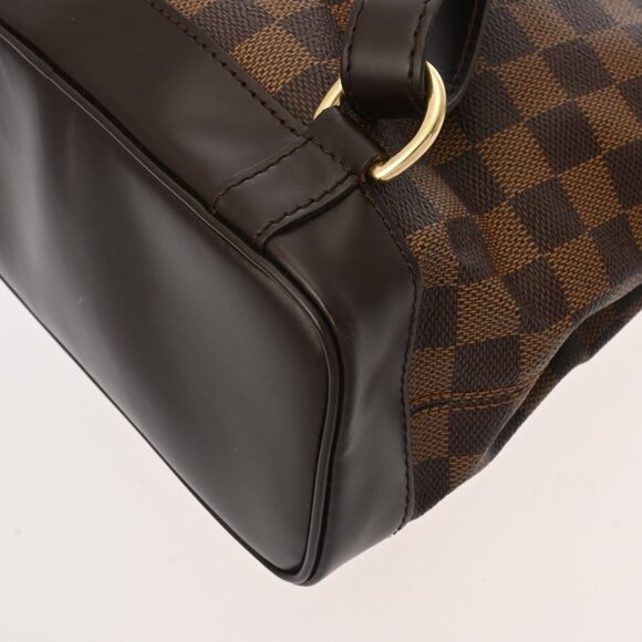 LOUIS VUITTON Brown Damier Canvas Backpack - Picture 9 of 11